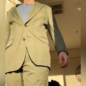 Brooks Brothers Olive Green Suit